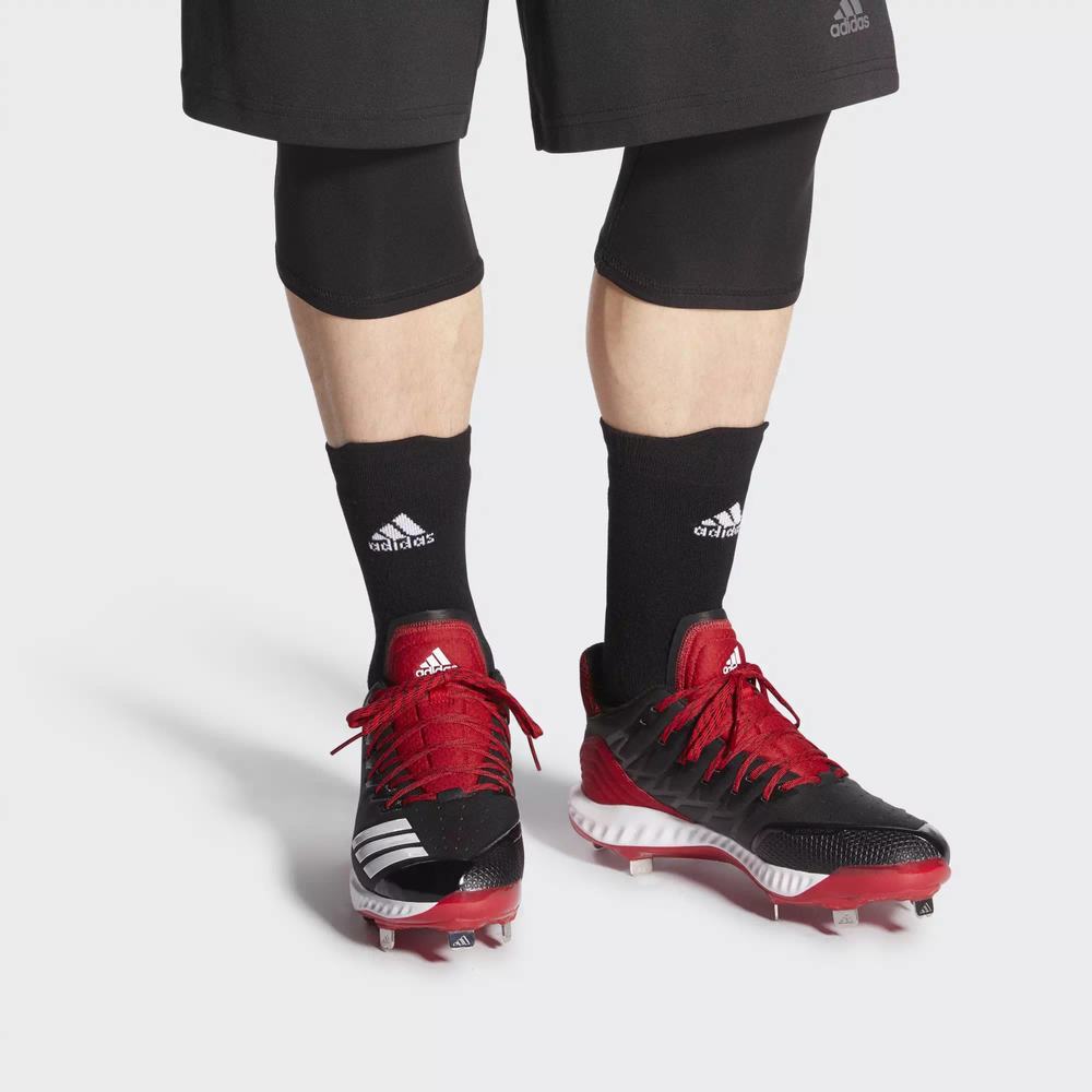 Adidas Icon Bounce Spikes De Beisbol Negros Para Hombre (MX-53146)